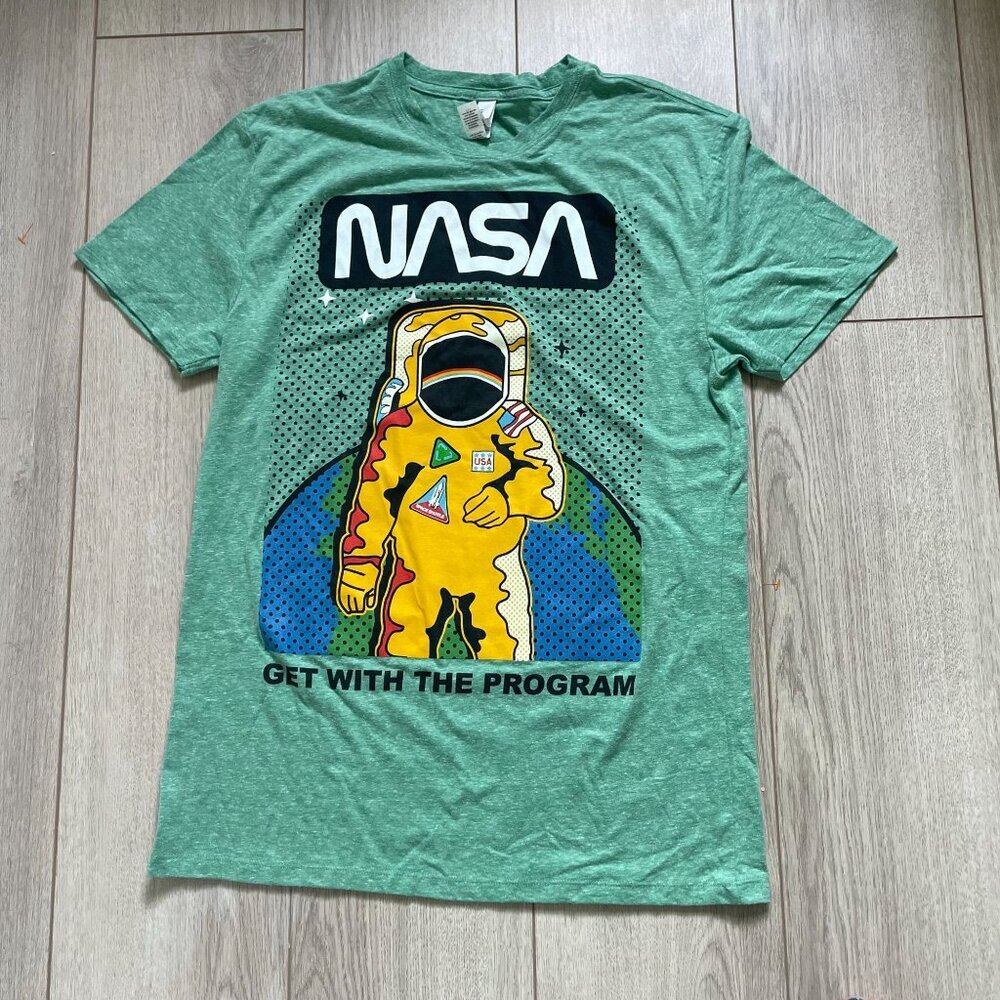 Threadfast Nasa Get With The Program Space T-Shir… - image 2